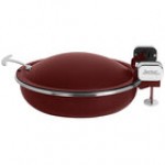 Spring USA Seasons 4 Qt. Round Sapphire Stainless Steel Induction Chafer with Chrome Accents 2382-467/36 Spring USA Seasons 4 Qt. Round Sapphire Stainless Steel Induction Chafer with Chrome Accents 2382-467/36