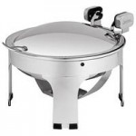 Spring USA Seasons 4 Qt. Round Sapphire Stainless Steel Induction Chafer with Chrome Accents 2382-467/36 Spring USA Seasons 4 Qt. Round Sapphire Stainless Steel Induction Chafer with Chrome Accents 2382-467/36
