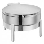Eastern Tabletop 5-Star Series Jazz Smooth 8 Qt. Full Size Rectangular Stainless Steel Induction / Traditional Chafer with Hinged Lid 3875S Eastern Tabletop 5-Star Series Jazz Smooth 8 Qt. Full Size Rectangular Stainless Steel Induction / Traditional Chafer with Hinged Lid 3875S
