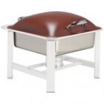 Bon Chef 20313-LEATHER Powerline Leather 8 Qt. Square Induction Chafer