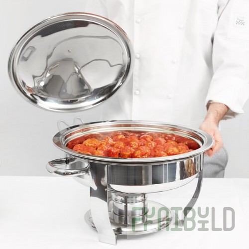 Vollrath 46502 6 Qt. Orion Lift-Off Large Round Chafer