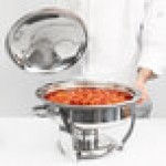 Vollrath 46502 6 Qt. Orion Lift-Off Large Round Chafer