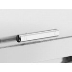 Acopa Supreme 8 Qt. Full Size Chrome Accent Roll Top Chafer
