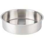 Acopa Supreme 8 Qt. Full Size Chrome Accent Roll Top Chafer