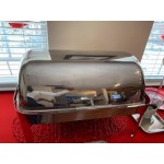 Acopa Supreme 8 Qt. Full Size Chrome Accent Roll Top Chafer