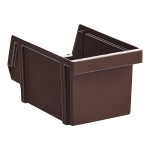 Vollrath 4804-01 Traex® Brown Self-Serve Condiment Bin - 8 Vollrath 4804-01 Traex® Brown Self-Serve Condiment Bin - 8