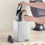 San Jamar P4800BK FrontLine Countertop Condiment Dispenser Box with Black Pump San Jamar P4800BK FrontLine Countertop Condiment Dispenser Box with Black Pump