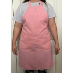 Intedge Kelly Green Adjustable Poly-Cotton Bib Apron with 2 Pockets - 32 Intedge Kelly Green Adjustable Poly-Cotton Bib Apron with 2 Pockets - 32