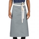 Uncommon Chef 3119 Coral Pink Customizable 100% Cotton Canvas Marvel Bistro Apron with Natural Webbing and 1 Pocket - 33
