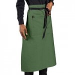Uncommon Chef 3119 Coral Pink Customizable 100% Cotton Canvas Marvel Bistro Apron with Natural Webbing and 1 Pocket - 33