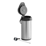 Acopa 3 Liter Stainless Steel Lined Decaf Airpot with Push Button Acopa 3 Liter Stainless Steel Lined Decaf Airpot with Push Button