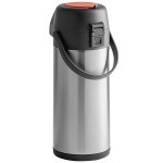 Acopa 3 Liter Stainless Steel Lined Decaf Airpot with Push Button Acopa 3 Liter Stainless Steel Lined Decaf Airpot with Push Button