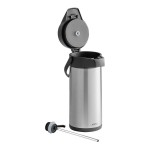 Acopa 3 Liter Stainless Steel Lined Decaf Airpot with Push Button Acopa 3 Liter Stainless Steel Lined Decaf Airpot with Push Button