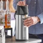 Acopa 3 Liter Stainless Steel Lined Decaf Airpot with Push Button Acopa 3 Liter Stainless Steel Lined Decaf Airpot with Push Button