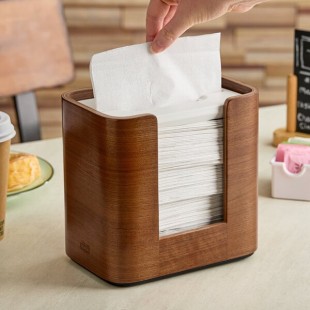 Tork Image Xpressnap Signature 150 Capacity Walnut Wood Interfold Tabletop Napkin Dispenser N4 Tork Image Xpressnap Signature 150 Capacity Walnut Wood Interfold Tabletop Napkin Dispenser N4