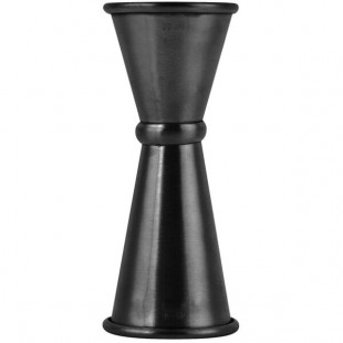 Barfly® M37003BK 1 oz. & 1.5 oz. Gun Metal Black Japanese Style Jigger Barfly® M37003BK 1 oz. & 1.5 oz. Gun Metal Black Japanese Style Jigger