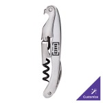 Franmara 3275-60 Lisse Customizable Two-Step Waiter's Corkscrew with Natural Aluminum Anodized Aluminum Handle Franmara 3275-60 Lisse Customizable Two-Step Waiter's Corkscrew with Natural Aluminum Anodized Aluminum Handle