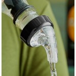 Choice 0.625 oz. 3-Ball Measured Liquor Pourer with Collar - 12/Pack
