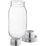Acopa 25 oz. 3-Piece Glass Mason Jar Cocktail Shaker
