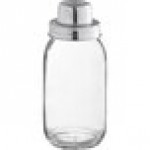 Acopa 25 oz. 3-Piece Glass Mason Jar Cocktail Shaker