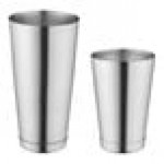 Acopa 25 oz. 3-Piece Glass Mason Jar Cocktail Shaker