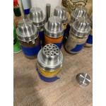 Acopa 25 oz. 3-Piece Glass Mason Jar Cocktail Shaker