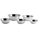 Choice Standard Stainless Steel Mixing Bowl Set - 5/Set Choice Standard Stainless Steel Mixing Bowl Set - 5/Set