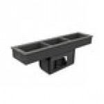 Delfield 8169-EFNP Narrow Three Pan Drop In LiquiTec Refrigerated Cold Food Well Delfield 8169-EFNP Narrow Three Pan Drop In LiquiTec Refrigerated Cold Food Well
