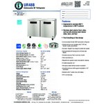 Hoshizaki Steelheart B Series UR48B-01 48 Hoshizaki Steelheart B Series UR48B-01 48