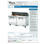 True TSSU-60-16-HC 60 3/8 True TSSU-60-16-HC 60 3/8
