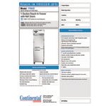 Continental Refrigerator 1FNSA-HD 26