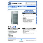 Beverage-Air HR1WHC-1G Horizon Series 35