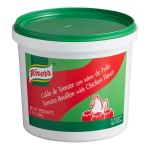 Knorr 4.4 lb. Caldo de Tomate con sabor de Pollo / Tomato Bouillon with Chicken Flavor Base - 4/Case