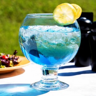 Libbey Super Stems 51 oz. Customizable Super Globe Fish Bowl Glass - 6/Case Libbey Super Stems 51 oz. Customizable Super Globe Fish Bowl Glass - 6/Case