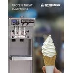 Stoelting by Vollrath SCBF168-37-AF Triple 2.6 Gallon Frozen Beverage / Granita Machine with Auto-Fill Ready Kit - 115V