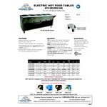 Advance Tabco HF-4E-120-BS Four Pan Electric Hot Food Table with Enclosed Base - Open Well, 120V