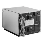 Solwave Space Saver Stainless Steel Heavy-Duty Commercial Microwave with USB Port - 1,800W, 208/240V