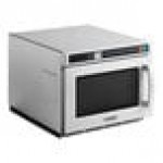 Solwave Space Saver Stainless Steel Heavy-Duty Commercial Microwave with USB Port - 1,800W, 208/240V
