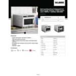 Solwave Space Saver Stainless Steel Heavy-Duty Commercial Microwave with USB Port - 1,800W, 208/240V