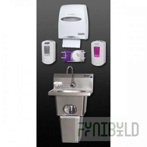Eagle Group HFL-5000-S Touch Free Hand Washing System with Skirt