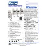 Pitco® SSH55-3FD-I12 Solstice Supreme Natural Gas 120-150 lb. High Efficiency 3 Unit Floor Fryer System with Intellifry Computer Controls and Filter Drawer - 240,000 BTU
