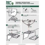 National Public Seating CLCOGO Glide for Go Series Mobile Tablet Chairs - 4/Pack