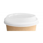 EcoChoice 12 oz. Kraft Compostable Paper Hot Cup and PLA Lid - 50/Case EcoChoice 12 oz. Kraft Compostable Paper Hot Cup and PLA Lid - 50/Case