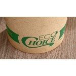 EcoChoice 12 oz. Kraft Compostable Paper Hot Cup and PLA Lid - 50/Case EcoChoice 12 oz. Kraft Compostable Paper Hot Cup and PLA Lid - 50/Case