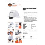 Ergodyne Skullerz 8972 Orange Class C Cap Style Hard Hat with 4-Point Ratchet Suspension Ergodyne Skullerz 8972 Orange Class C Cap Style Hard Hat with 4-Point Ratchet Suspension