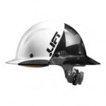 Lift Safety Dax Fifty50 White / Black Camo Carbon Fiber Full Brim Hard Hat HDF50C-20CK Lift Safety Dax Fifty50 White / Black Camo Carbon Fiber Full Brim Hard Hat HDF50C-20CK