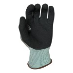Armor Guys Kyorene Pro 00-840-L Gray 18 Gauge A4 Graphene Gloves with Black HCT Microfoam Nitrile Palm Coating and Blue Cuff - Large Armor Guys Kyorene Pro 00-840-L Gray 18 Gauge A4 Graphene Gloves with Black HCT Microfoam Nitrile Palm Coating and Blue Cuff - Large