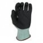 Armor Guys Kyorene Pro 00-840-L Gray 18 Gauge A4 Graphene Gloves with Black HCT Microfoam Nitrile Palm Coating and Blue Cuff - Large Armor Guys Kyorene Pro 00-840-L Gray 18 Gauge A4 Graphene Gloves with Black HCT Microfoam Nitrile Palm Coating and Blue Cuff - Large
