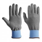 Armor Guys Kyorene Pro 00-840-L Gray 18 Gauge A4 Graphene Gloves with Black HCT Microfoam Nitrile Palm Coating and Blue Cuff - Large Armor Guys Kyorene Pro 00-840-L Gray 18 Gauge A4 Graphene Gloves with Black HCT Microfoam Nitrile Palm Coating and Blue Cuff - Large