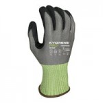 Armor Guys Kyorene Pro 00-840-L Gray 18 Gauge A4 Graphene Gloves with Black HCT Microfoam Nitrile Palm Coating and Blue Cuff - Large Armor Guys Kyorene Pro 00-840-L Gray 18 Gauge A4 Graphene Gloves with Black HCT Microfoam Nitrile Palm Coating and Blue Cuff - Large